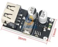 QC2 QC3 HIZLI ŞARJ MODÜLÜ USB SOKET ÇIKIŞI 5V 3A